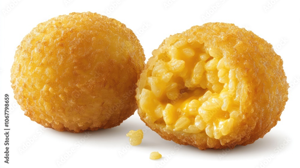 Golden Fried Cheese Balls with Creamy Filling Golden Fried Cheese Balls with Creamy Filling