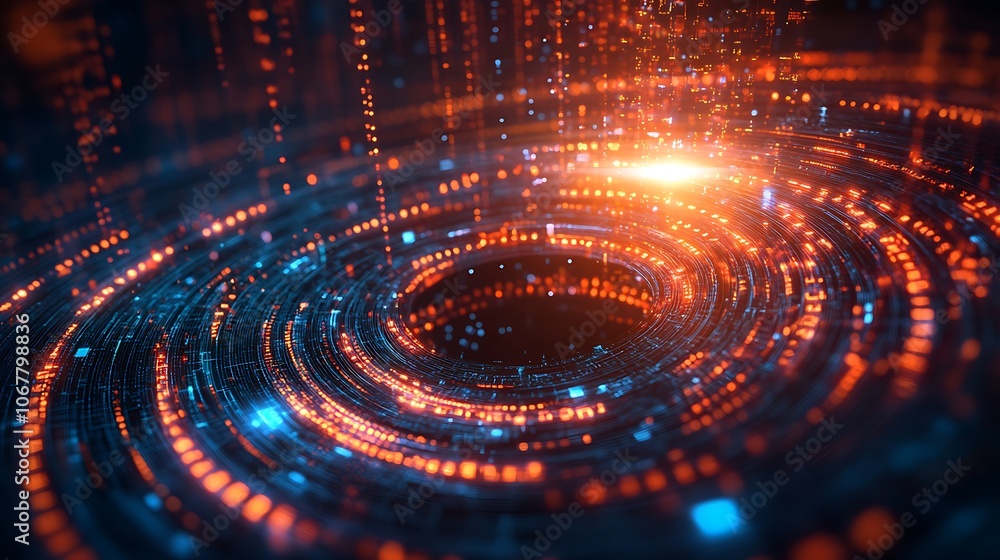Explore the dynamic flow of digital data visualization Explore the dynamic flow of digital data visualization