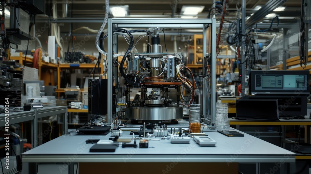 Modern Laboratory Setup with Advanced Technology Equipment Modern Laboratory Setup with Advanced Technology Equipment
