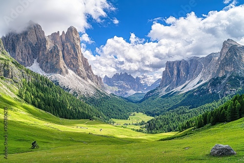 Mountain Valley Landscape