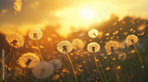 Dandelion Sunset