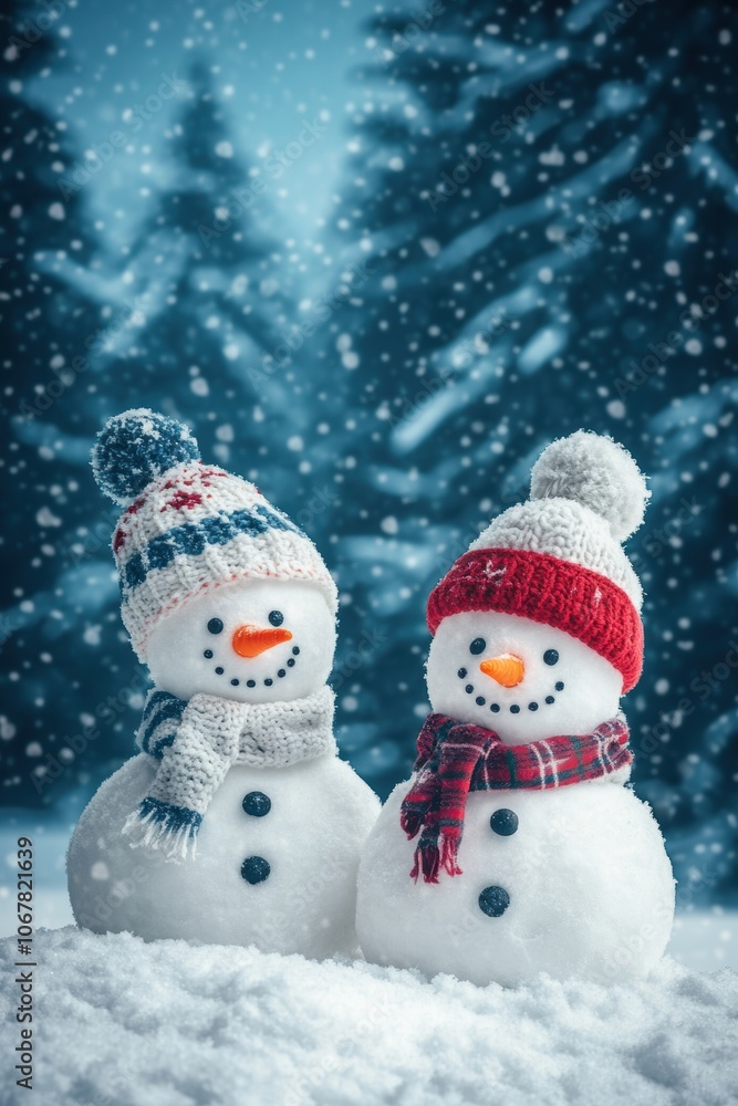 Cute snowman. Winter holiday theme. Cute snowman. Winter holiday theme.