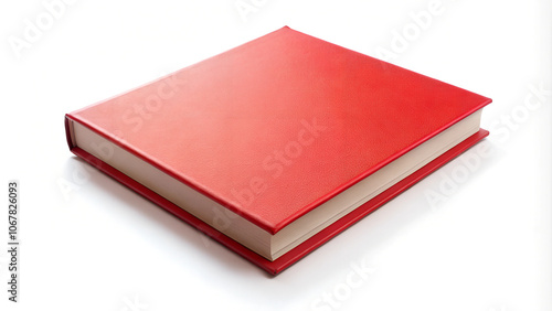 red book isolated on white