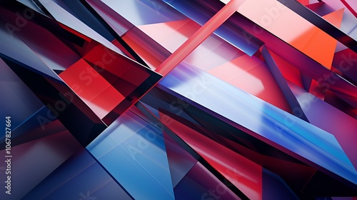 Wallpaper Mural Abstract Geometric Shapes Torontodigital.ca