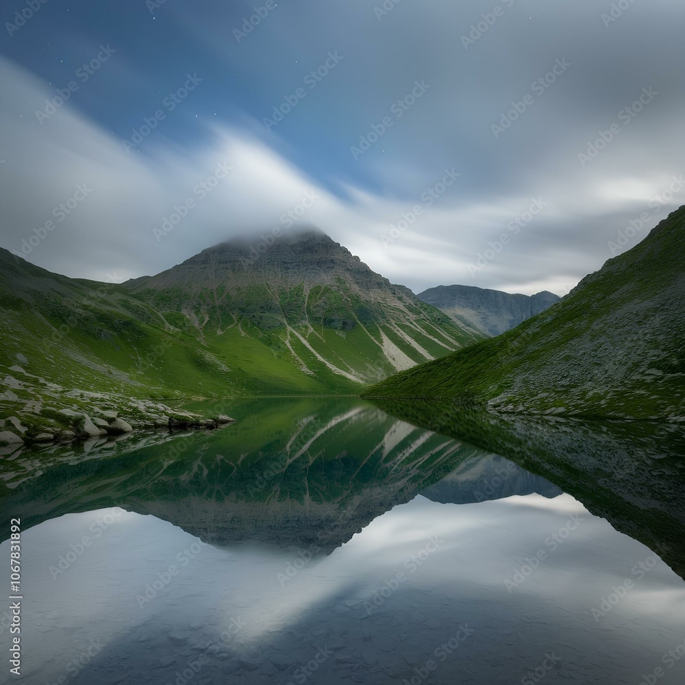 Fototapeta premium lake in the mountains