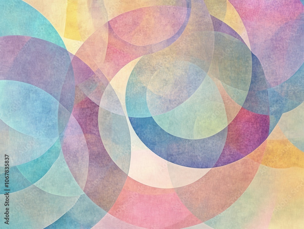 Create stunning visuals with abstract circles in pastel tones for effective design projects Create stunning visuals with abstract circles in pastel tones for effective design projects