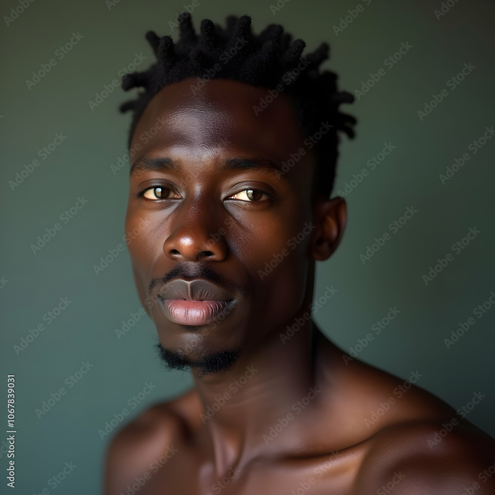 Obraz premium Portrait of African handsome man