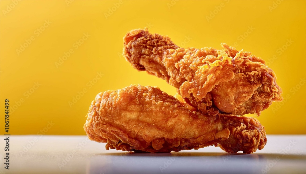 chicken wings with yellow background chicken wings with yellow background
