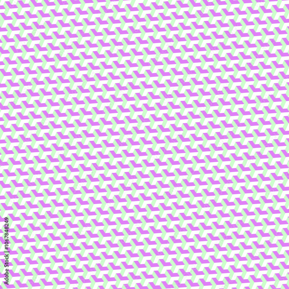 Varying Pastel Hues Alternating Color Checkerboard Style Tapered Block Cube Pyramid Pattern 1090 Varying Pastel Hues Alternating Color Checkerboard Style Tapered Block Cube Pyramid Pattern 1090