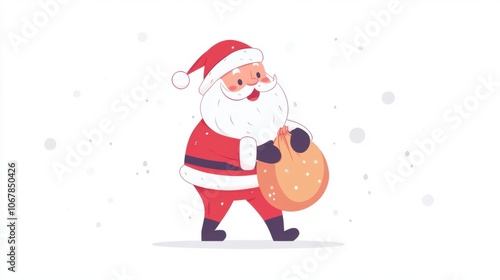 santa claus with gifts