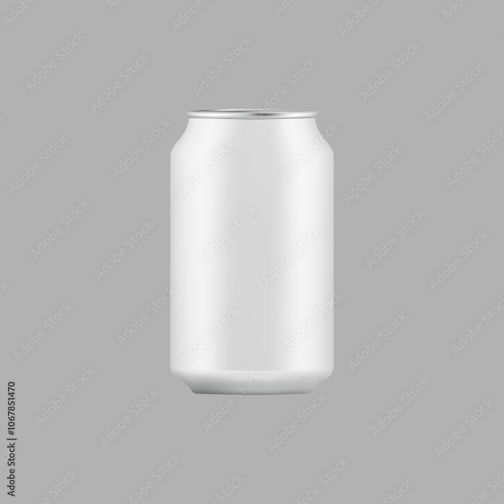 Aluminium Stainless Beer Can 3d Vector mockup Aluminium Stainless Beer Can 3d Vector mockup