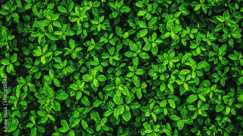 Lush Green Foliage Texture Background   Nature Wallpaper Pattern Design