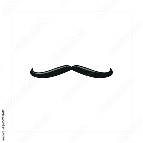 vector graphic of moustache i...