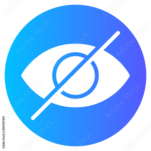 hidden gradient icon