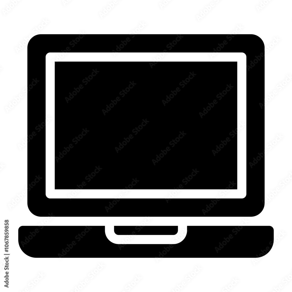laptop glyph icon laptop glyph icon