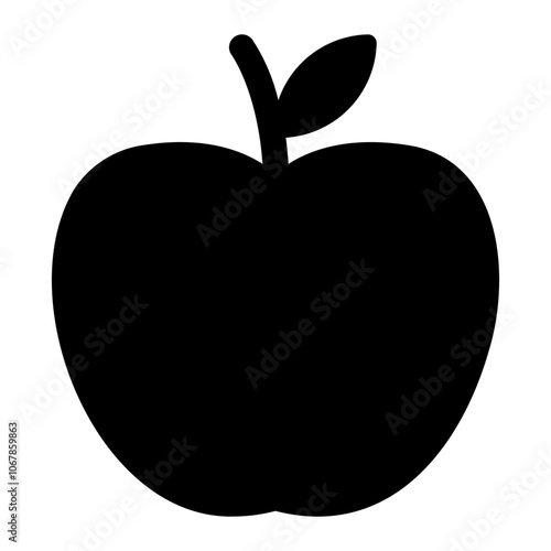 fruit glyph icon