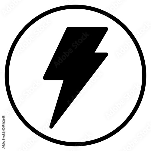 bolt glyph icon