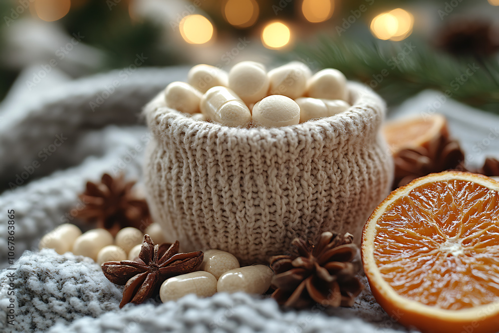 Vitamins and supplements for immune support, featuring natural ingredients in a cozy winter setting, essential for health and wellness during the cold season.
Vitamins and supplements for immune support, featuring natural ingredients in a cozy winter setting, essential for health and wellness during the cold season.