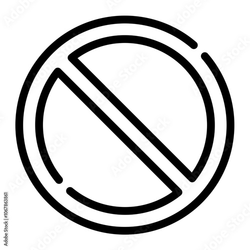 block line icon