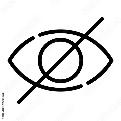 hidden line icon