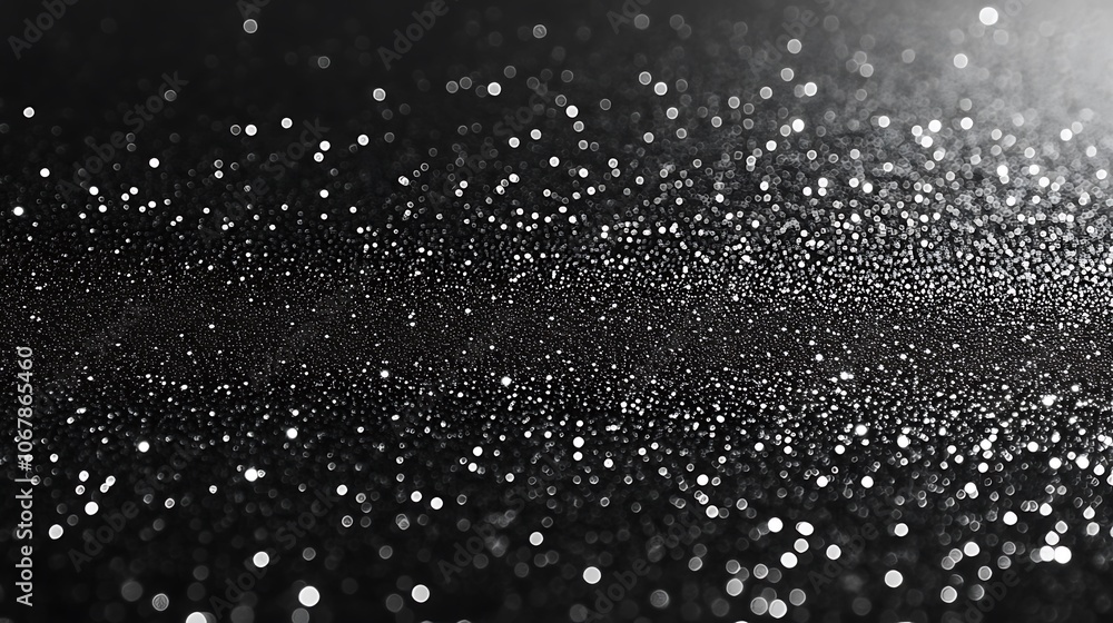 Obraz premium Silver glitter background.