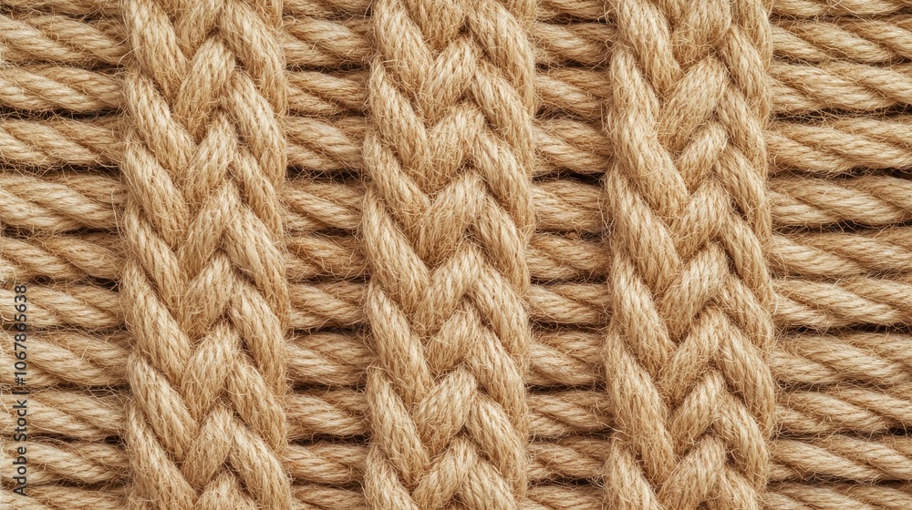 Intricate Close-Up of Twisted Rope Texture Intricate Close-Up of Twisted Rope Texture