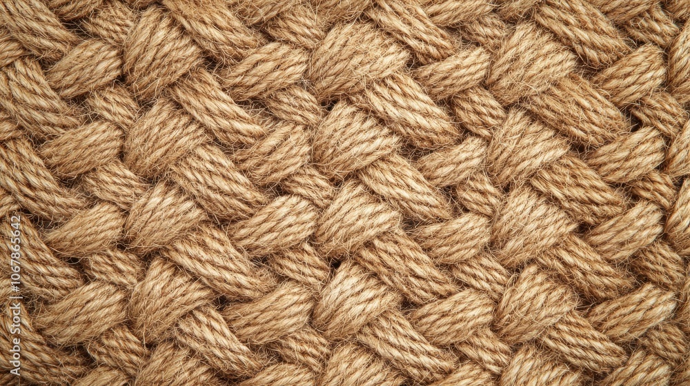 Close-Up View of Captivating Twisted Rope Texture Close-Up View of Captivating Twisted Rope Texture