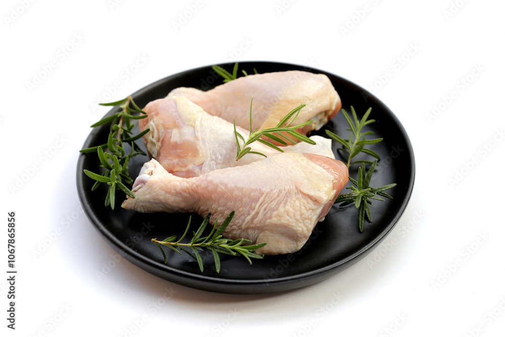 Raw chicken legs, meat for cooking Raw chicken legs, meat for cooking