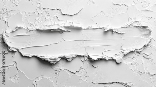 White Textured Paint Background. Generative AI