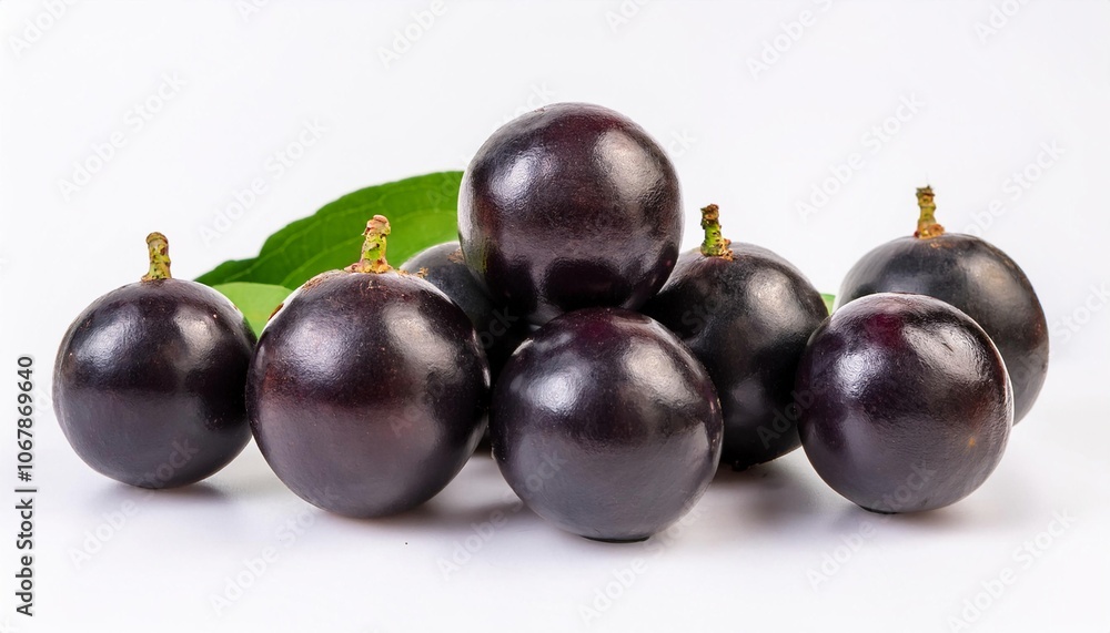 Jabuticaba on white background. Jabuticaba Fruit Isolated. Jabuticaba on white background. Jabuticaba Fruit Isolated.