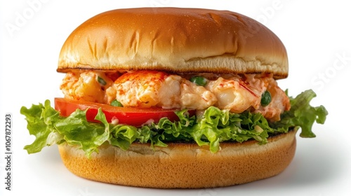 Delicious Lobster Roll on Fresh Bun photo