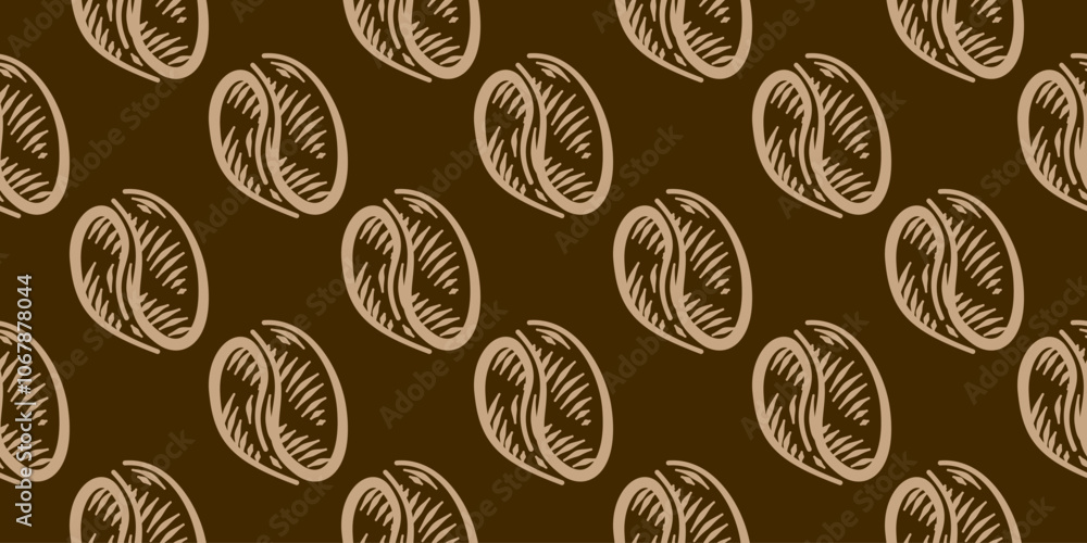 Coffee beans pattern for packaging. Coffee beans pattern background. Coffee beans background. Pattern background with coffee beans. Coffee beans pattern for packaging. Coffee beans pattern background. Coffee beans background. Pattern background with coffee beans.