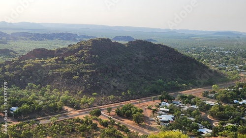 Obraz na płótnie Kununurra Town Landscape, Western Australia w salonie