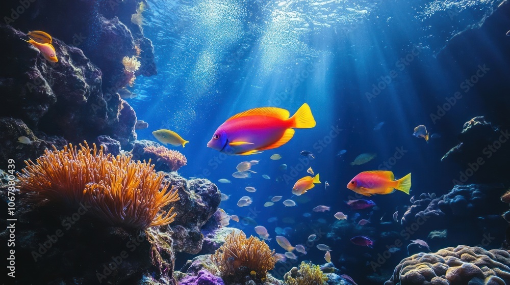 Vibrant Coral Reef Underwater Vibrant Coral Reef Underwater