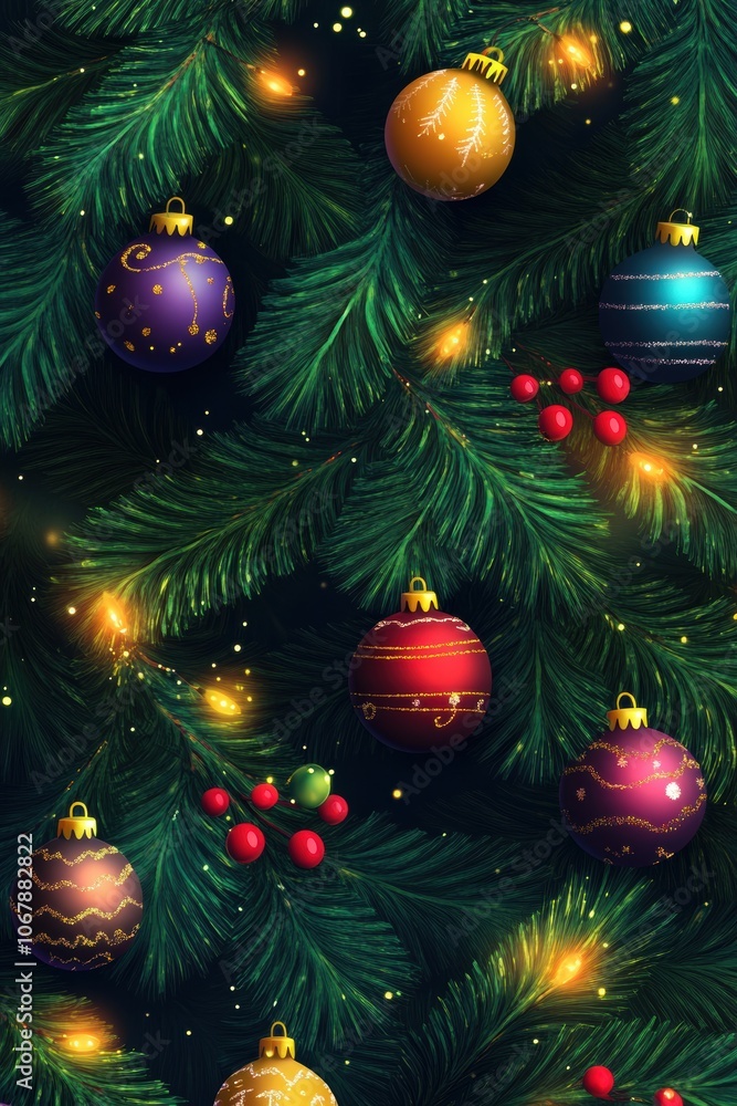 decoration ornament on Christmas tree. decoration ornament on Christmas tree.