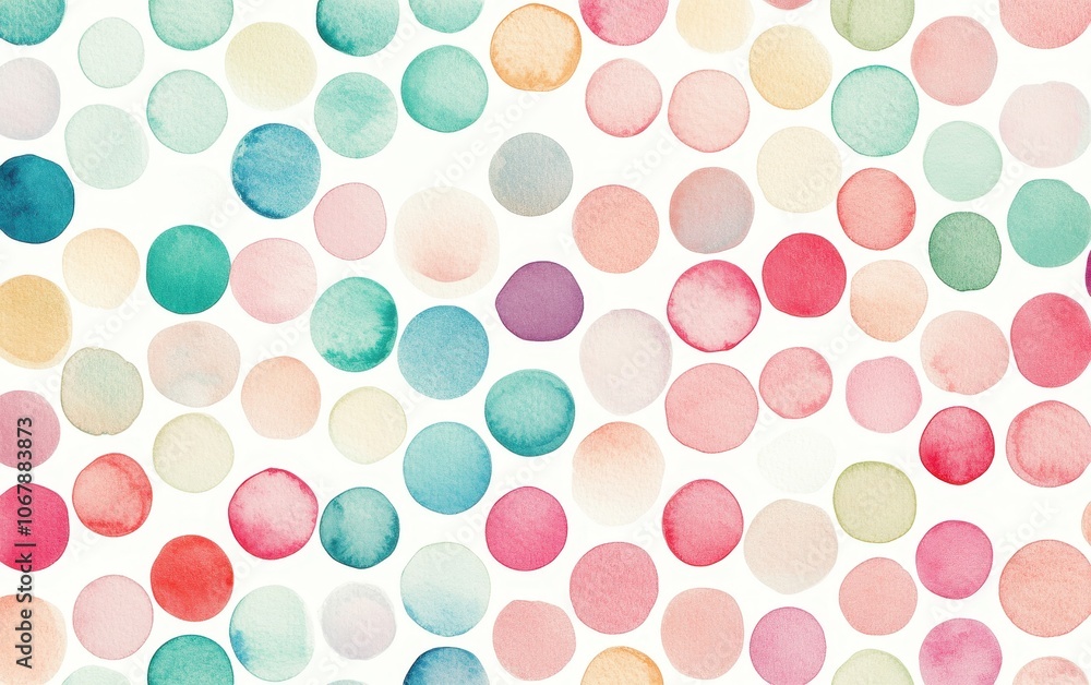 Vibrant Collection of Tiny Watercolor Dots Vibrant Collection of Tiny Watercolor Dots