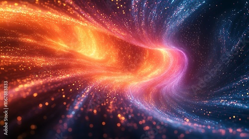 Explore the vibrant dance of cosmic energy in space