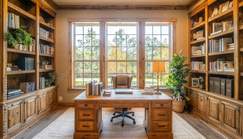 Stylishly Decorated Home Office Interior Design Stylishly Decorated Home Office Interior Design