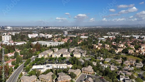 Homes near UCI (University of California Irvine) in the city of Irvine in Orange County, Southern California