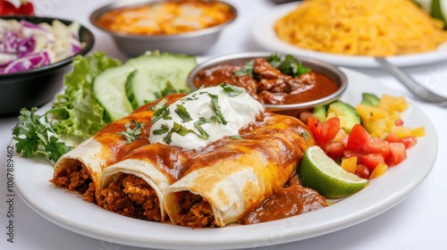 Vibrant Honduran Enchiladas with Traditional Toppings