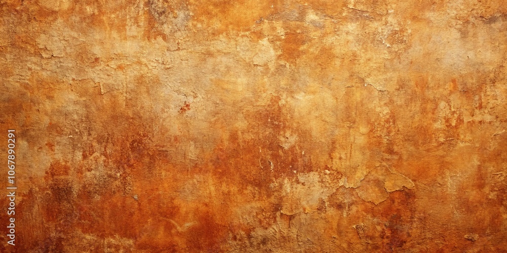 Textured Ochre Wall With Rusted Tones, Presenting a Rustic and Aged Aesthetic Textured Ochre Wall With Rusted Tones, Presenting a Rustic and Aged Aesthetic