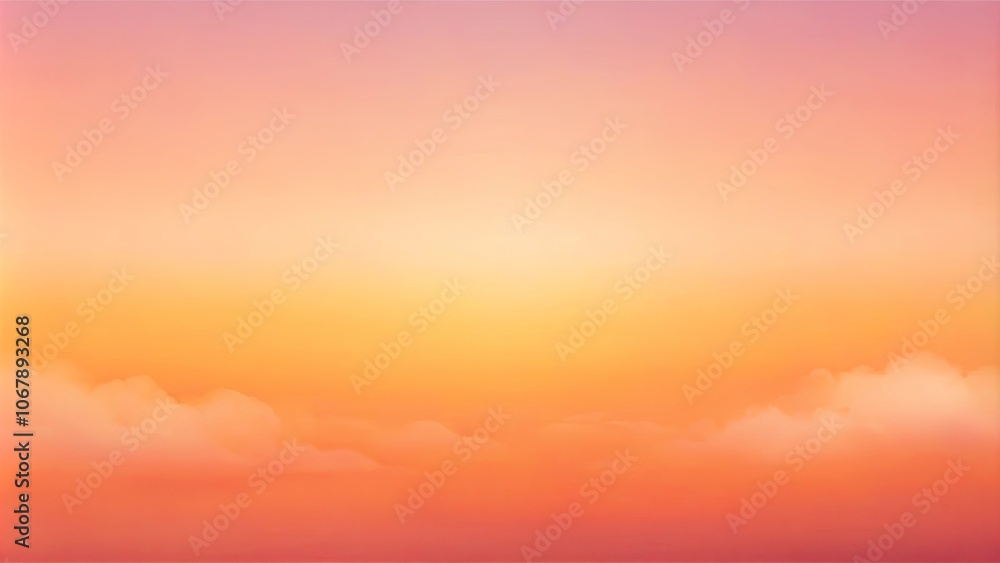 A soft and dreamy expanse of clouds, painted with hues of apricot, peach, and rose, bathed in the warm glow of a fading sun, creating a tranquil and serene sky. A soft and dreamy expanse of clouds, painted with hues of apricot, peach, and rose, bathed in the warm glow of a fading sun, creating a tranquil and serene sky.