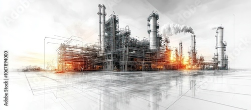 Industrial Complex: A Sketchy Depiction of Modern Manufacturing
