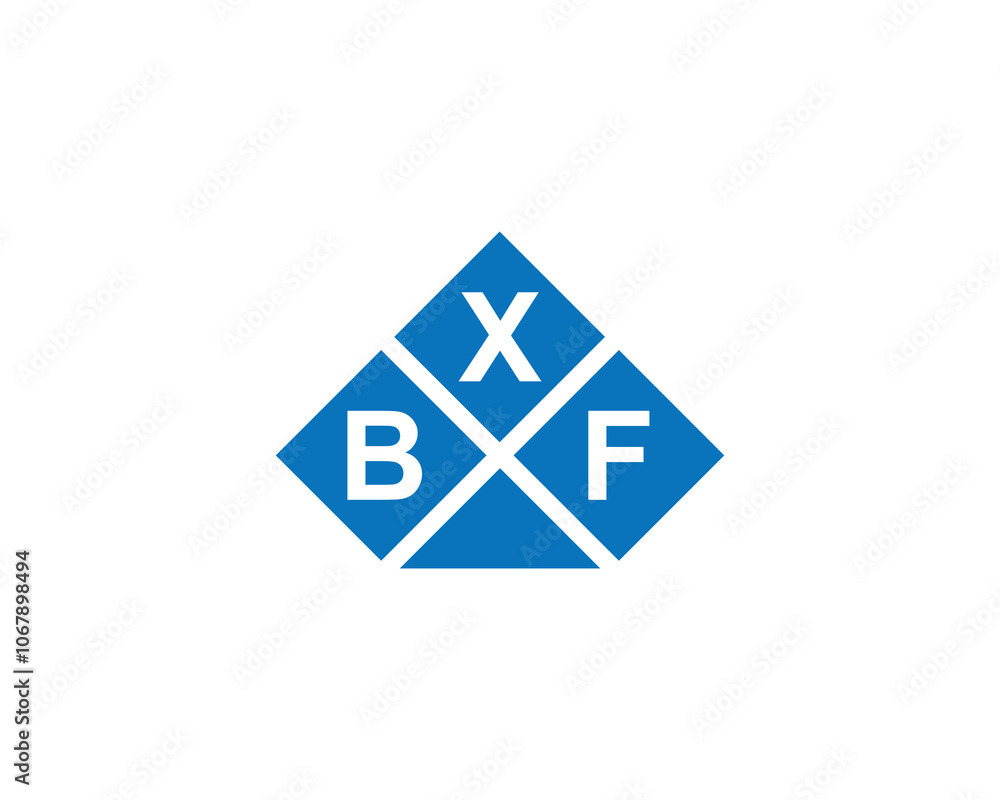 Obraz premium BXF logo design vector template. BXF