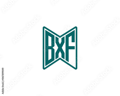 BXF logo design vector template. BXF photo