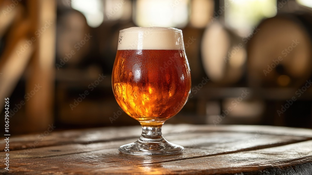 Closeup of a Glass of Beer Closeup of a Glass of Beer