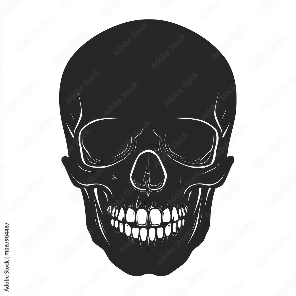 Closeup view of skull. The decoration element for Halloween. Closeup view of skull. The decoration element for Halloween.