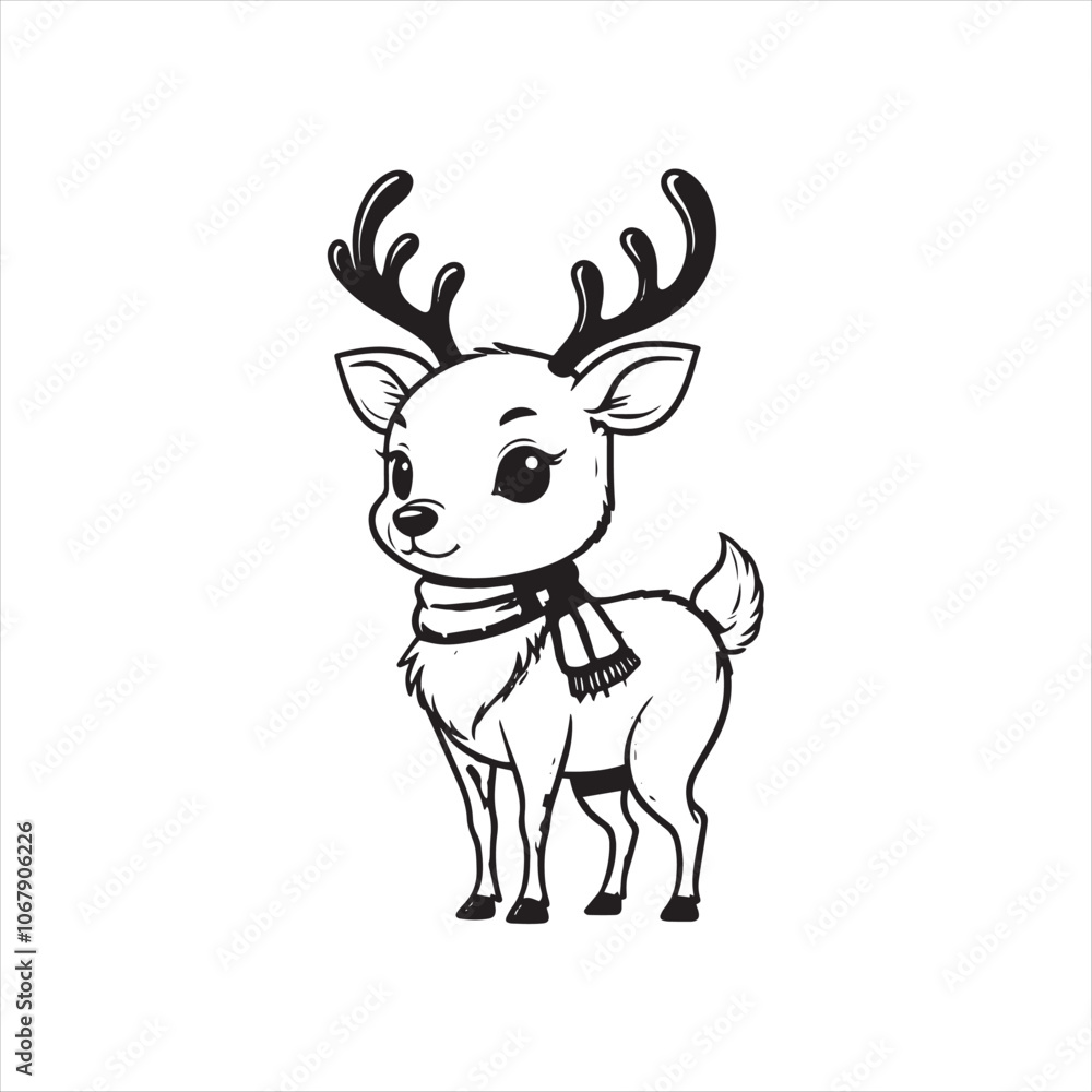 chibi reindeer christmas chibi reindeer christmas