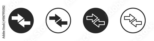 Data transfer arrows vector icon. Transfer data arrow signs set. Data transfer arrow icon