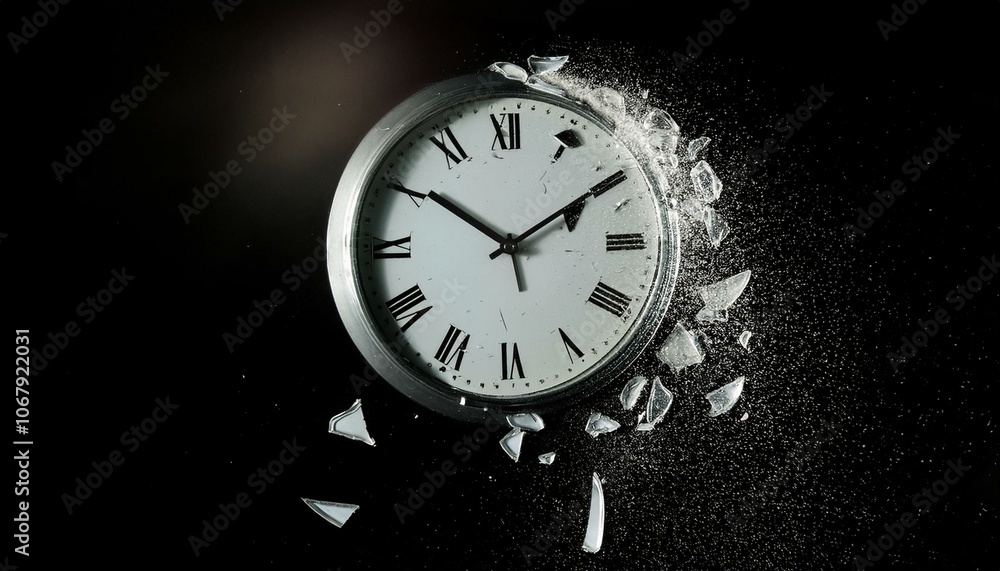 custom made wallpaper toronto digitalThe clock broke and turned into sculptures and scattered